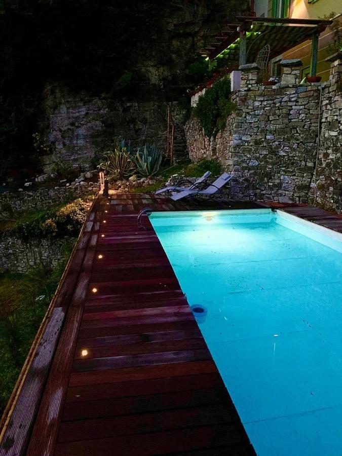Villa La Casa Sulla Collina Del Castello Breno Exterior foto